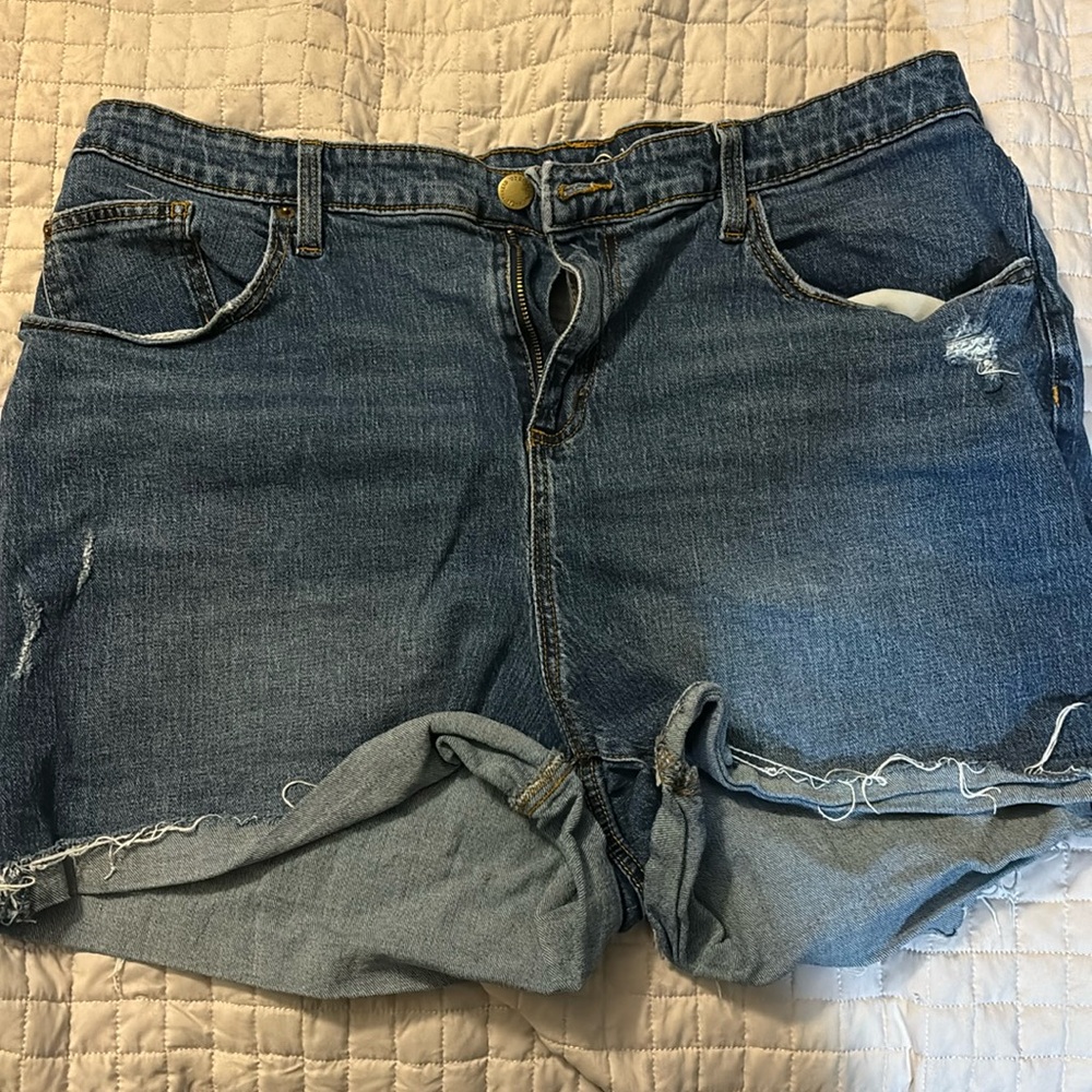 Denim shorts